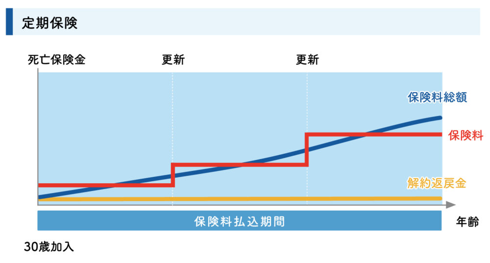 定期保険のイメージ