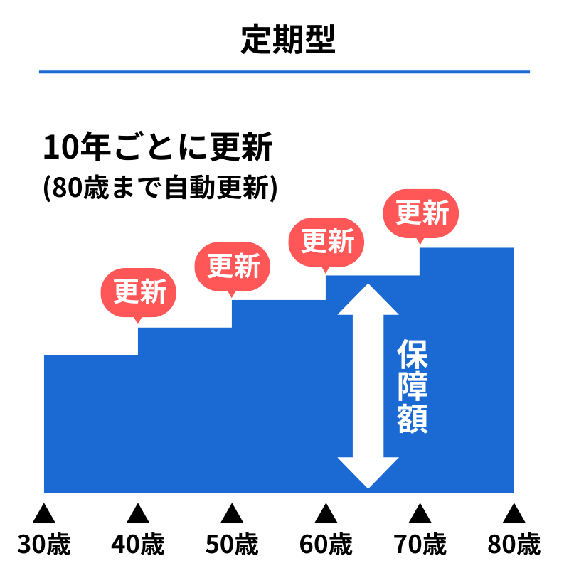 定期型保険のイメージ